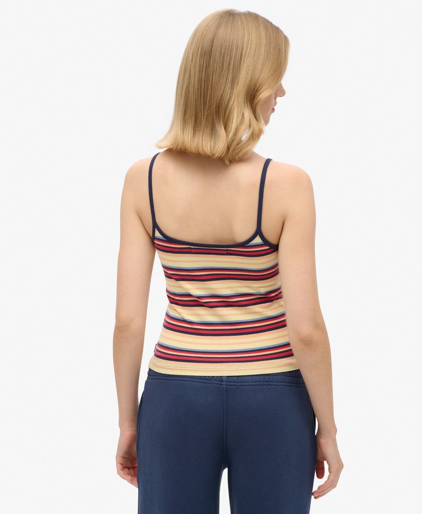 koszulka athletic essentials cami top w kolorze soda pop red stripe
