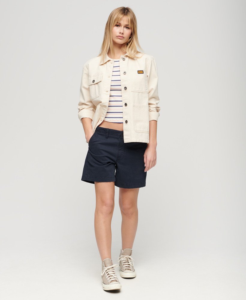 koszulka bez rękawów essential logo striped racer w kolorze mariner navy stripe