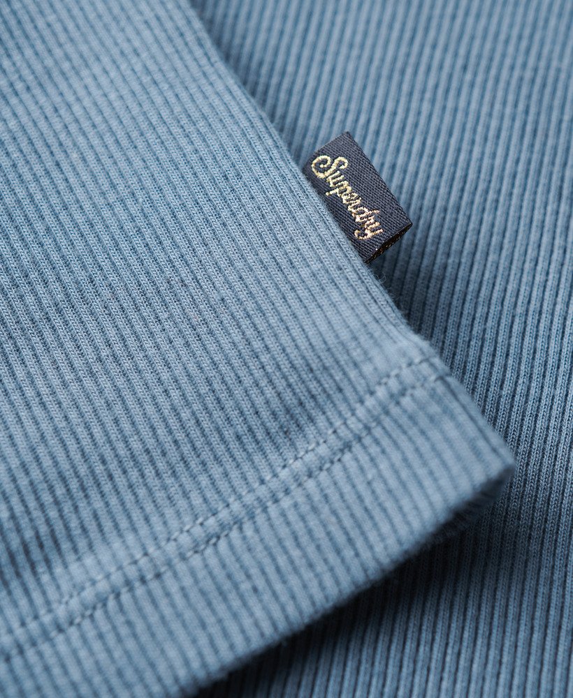 sportowy top na ramiączkach essential z koronką w kolorze wedgewood blue