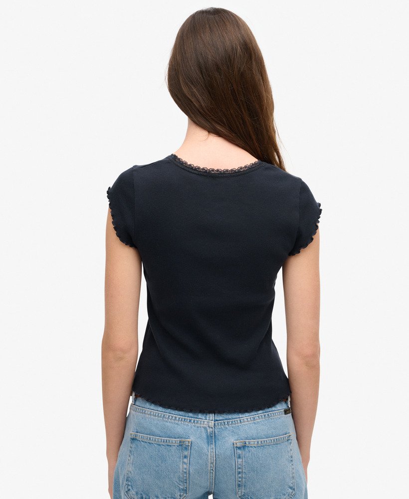 bluzka athletic essentials square neck w kolorze eclipse navy