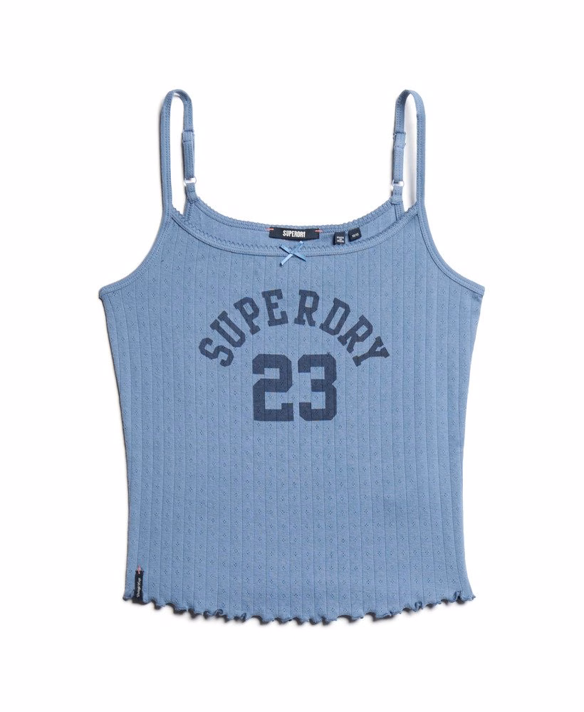 Koszulka Athletic Essentials Graphic Pointelle Cami Top