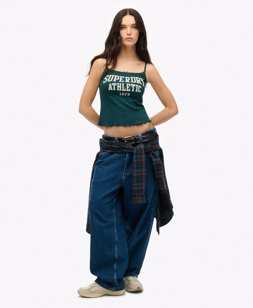 Koszulka Athletic Essentials Graphic Pointelle Cami Top