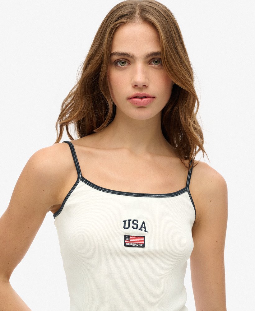 koszulka athletic essentials cami top w kolorze off white