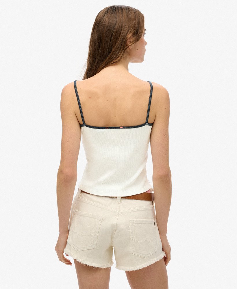 koszulka athletic essentials cami top w kolorze off white
