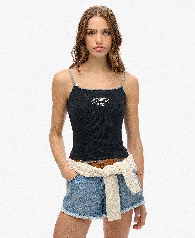 koszulka athletic essentials cami top w kolorze eclipse navy