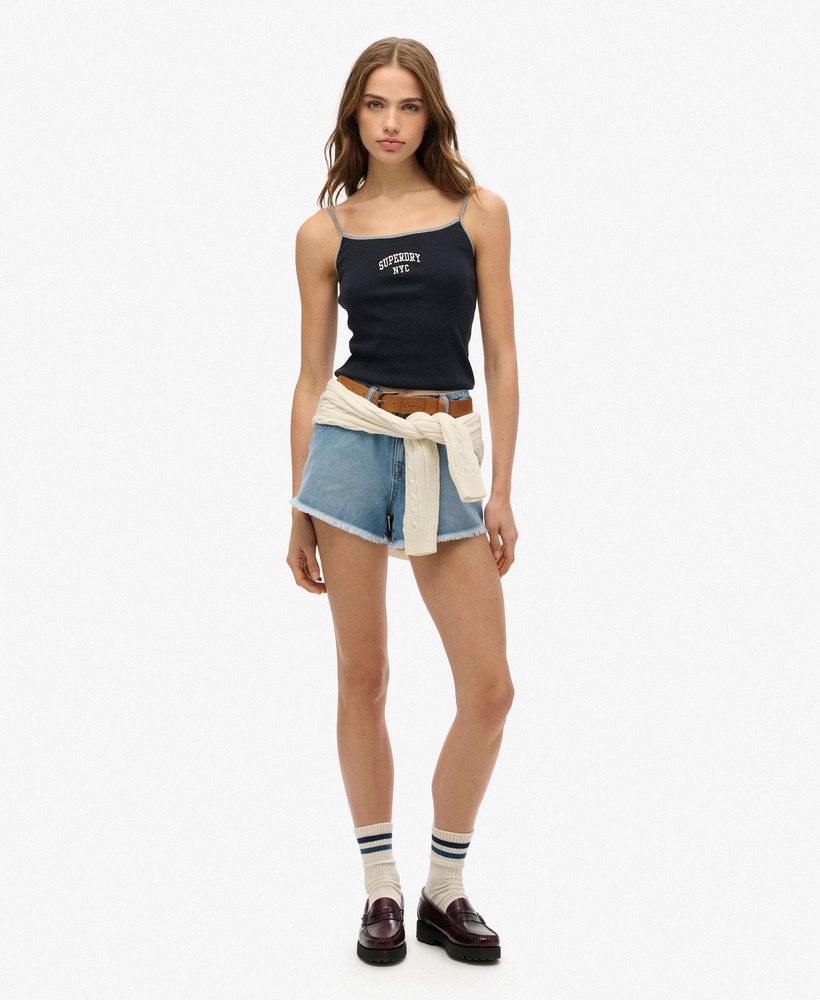 koszulka athletic essentials cami top w kolorze eclipse navy
