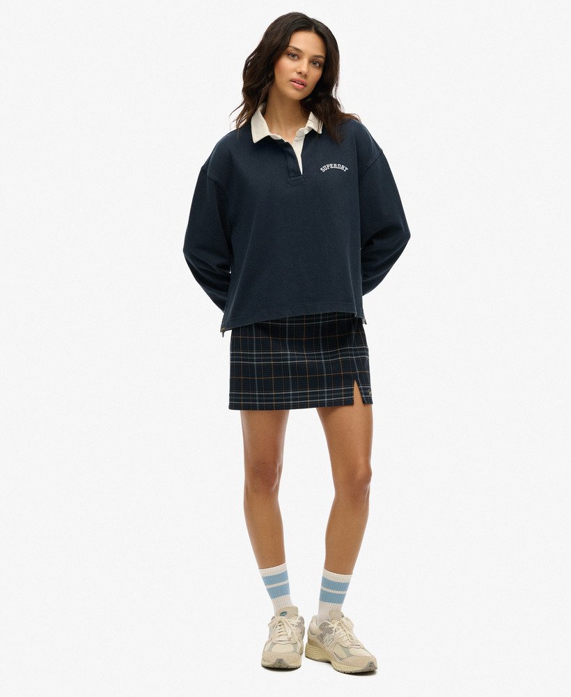 koszulka rugby athletic essentials graphic w kolorze nautical navy