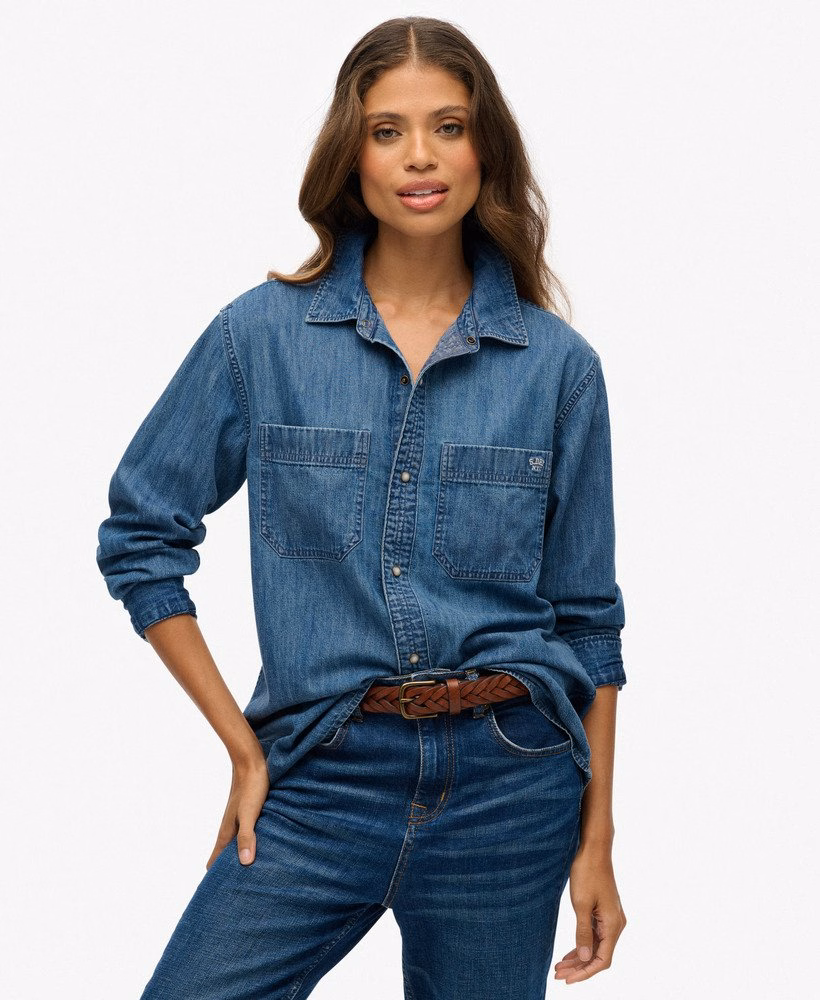 Koszula jeansowa oversize