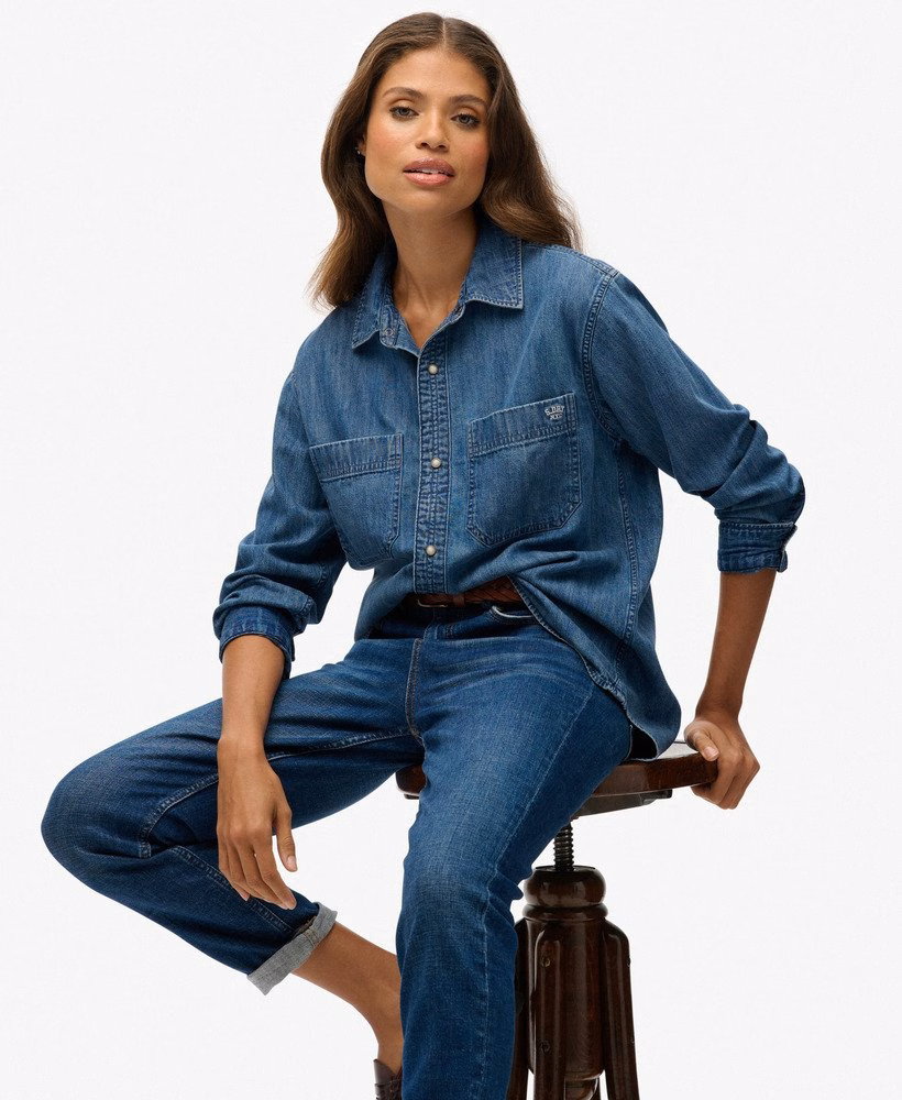 Koszula jeansowa oversize