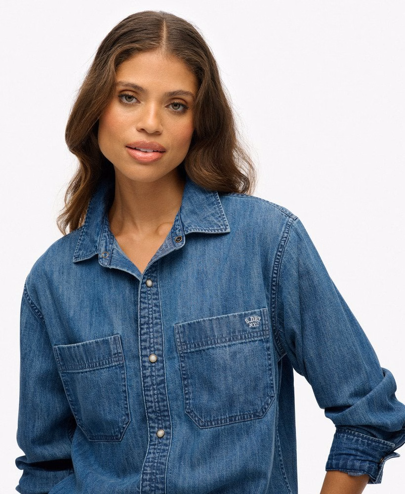 Koszula jeansowa oversize