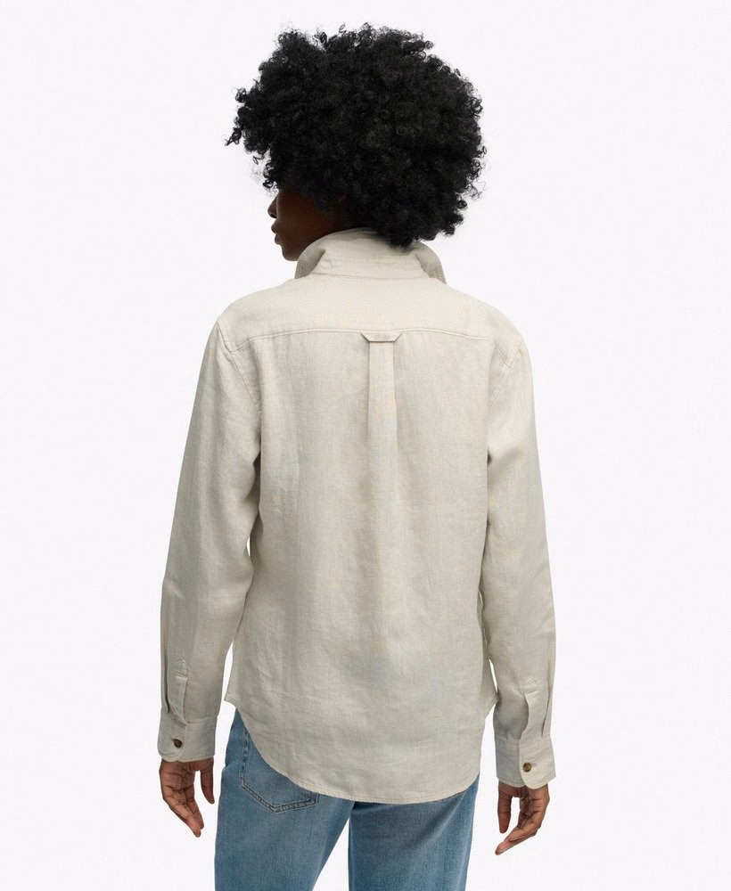 Koszula lniana premium boyfriend