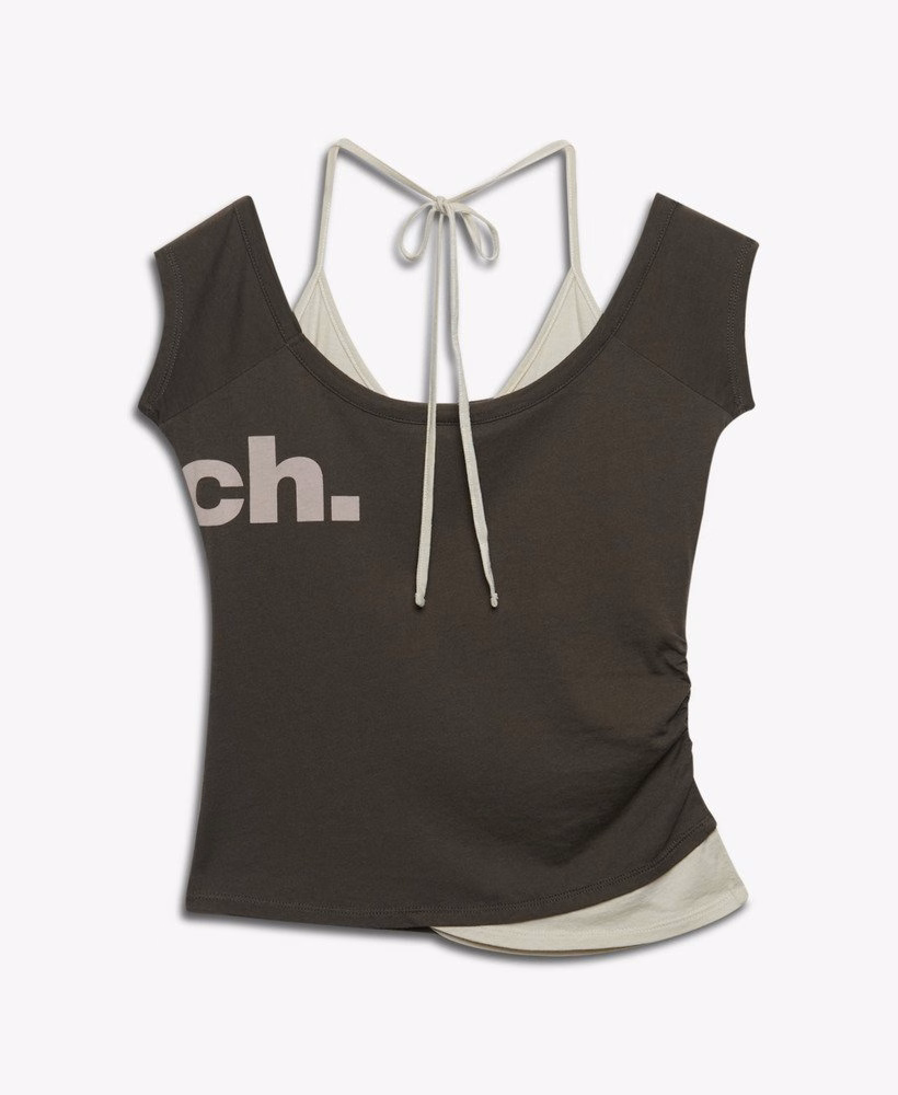 Dwuczęściowy top typu halter