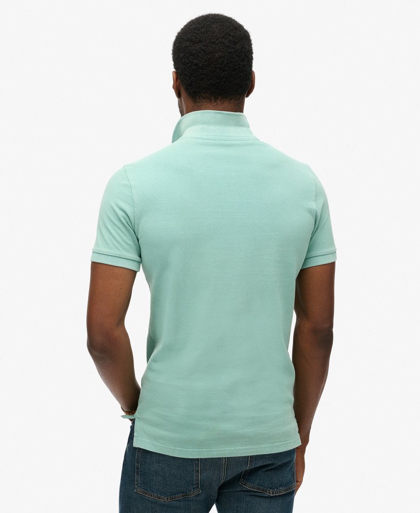 zniszczona koszulka polo w kolorze fresh mint