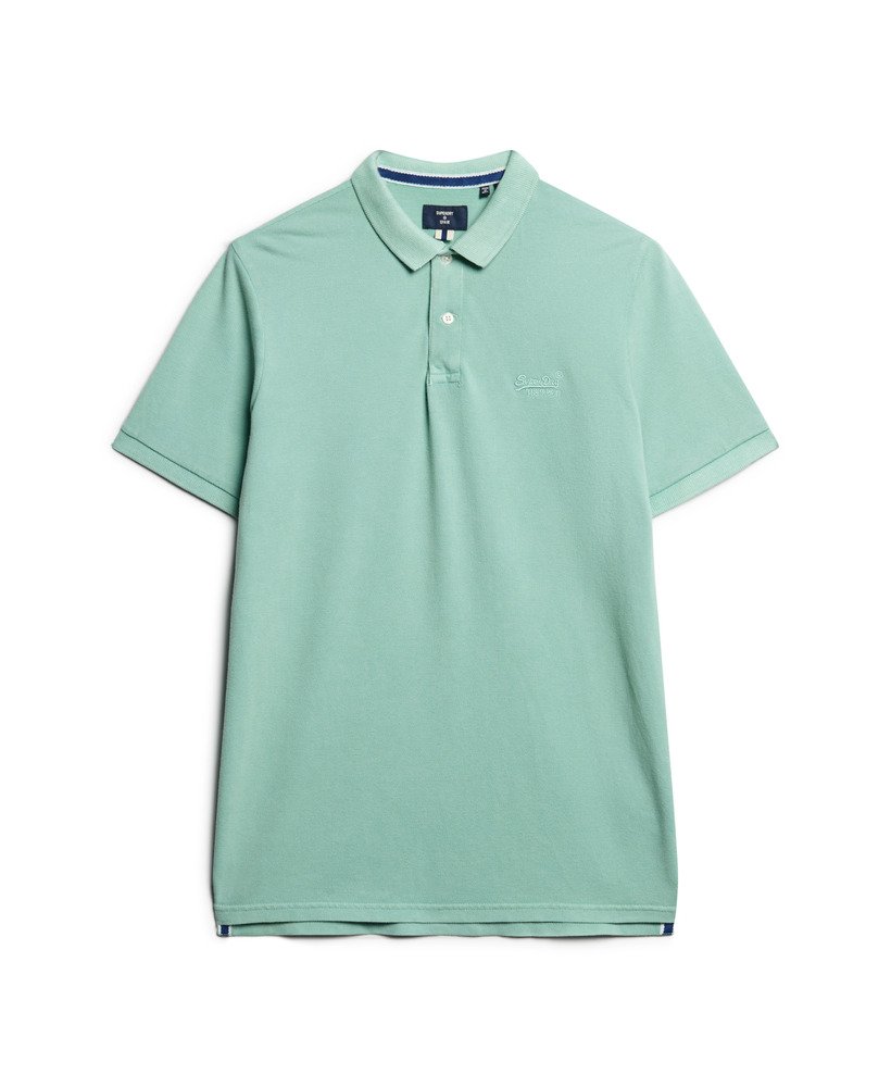zniszczona koszulka polo w kolorze fresh mint