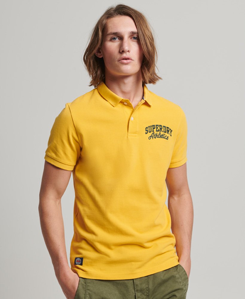 koszulka polo superstate w kolorze springs yellow