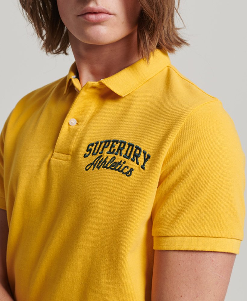 koszulka polo superstate w kolorze springs yellow