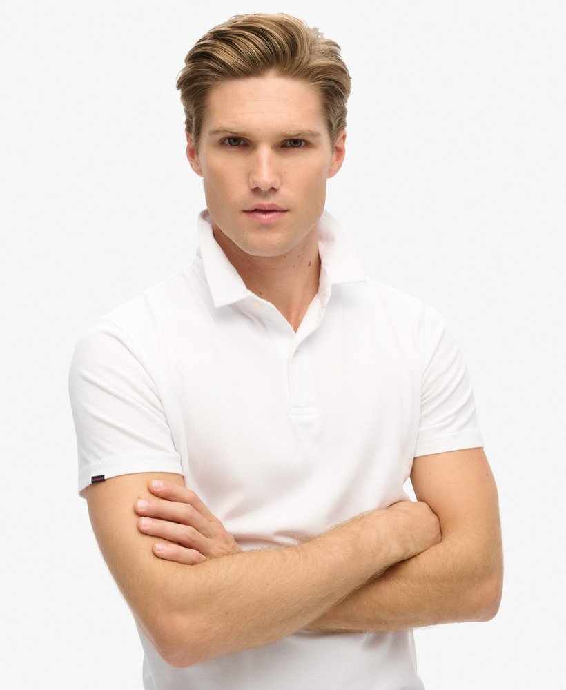 koszulka polo z jerseyu w kolorze optic