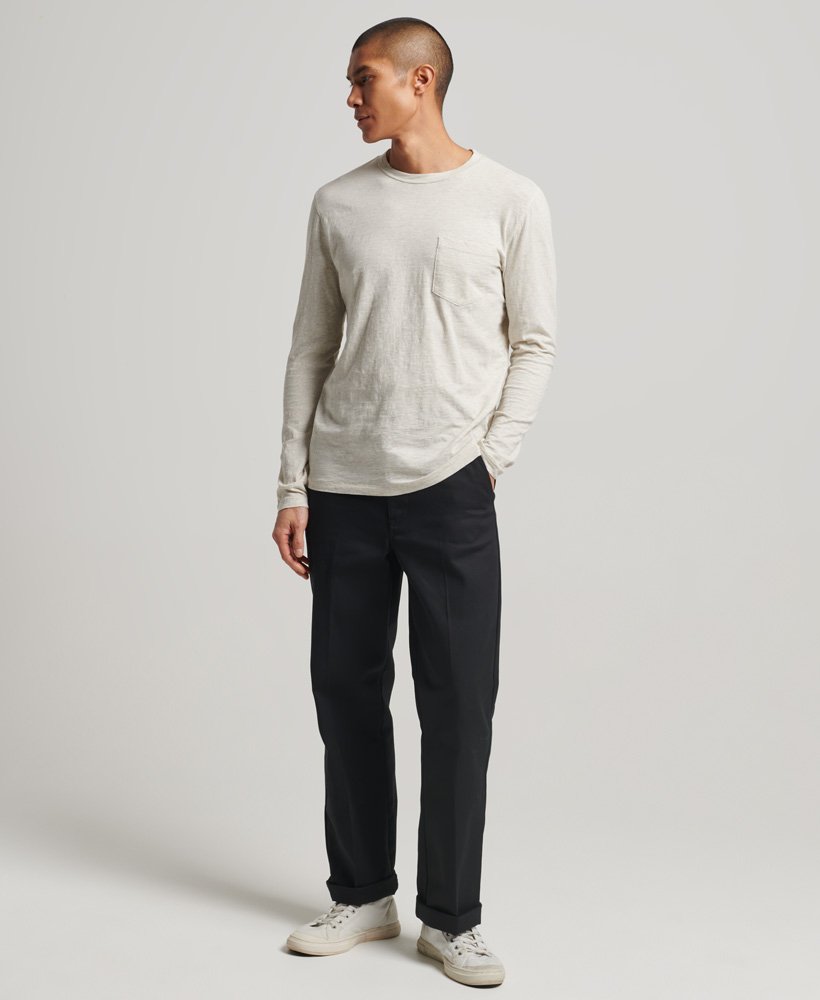 bluzka z długim rękawem w kolorze desert bone off white marl
