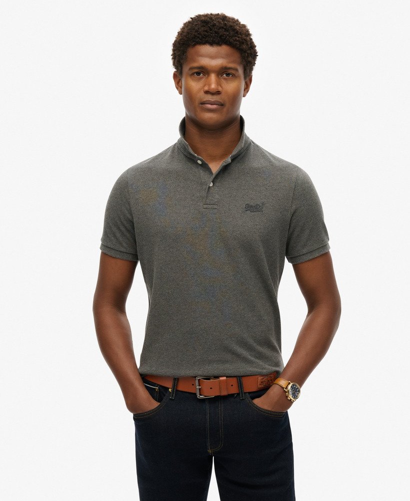 koszulka polo poolside w kolorze rich charcoal marl