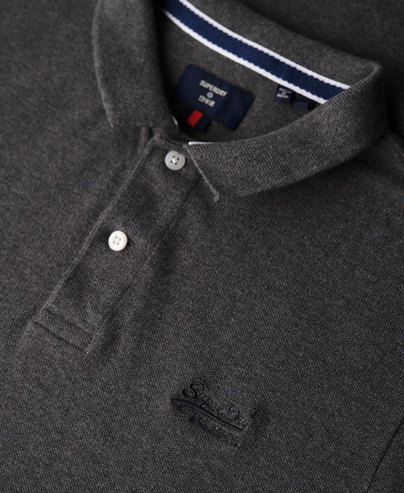 koszulka polo poolside w kolorze rich charcoal marl