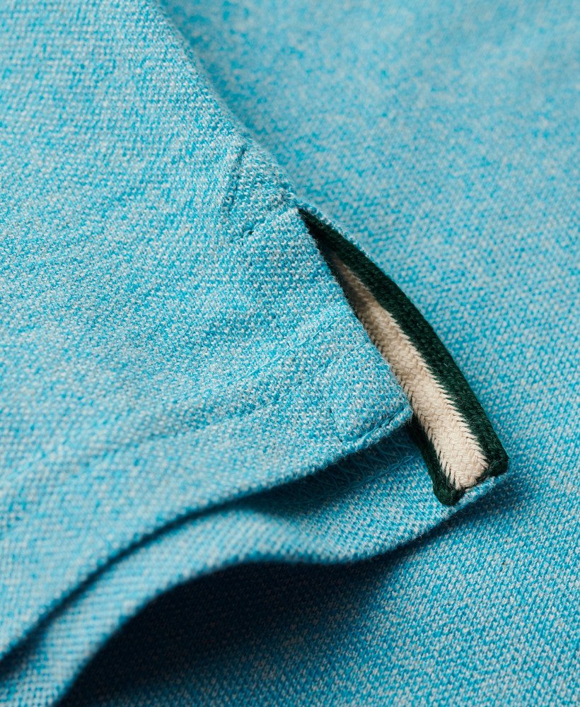 koszulka polo superstate w kolorze aqua blue grit