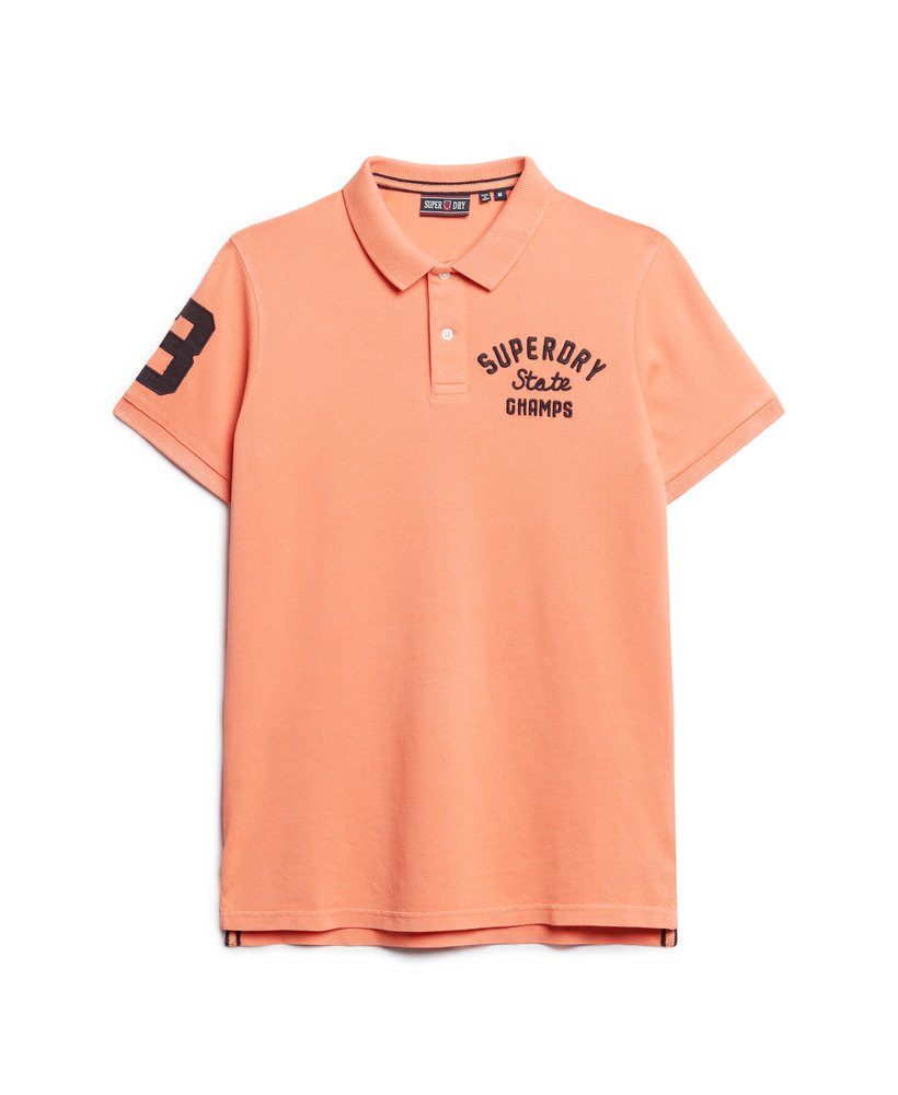 koszulka polo superstate w kolorze sunburst coral
