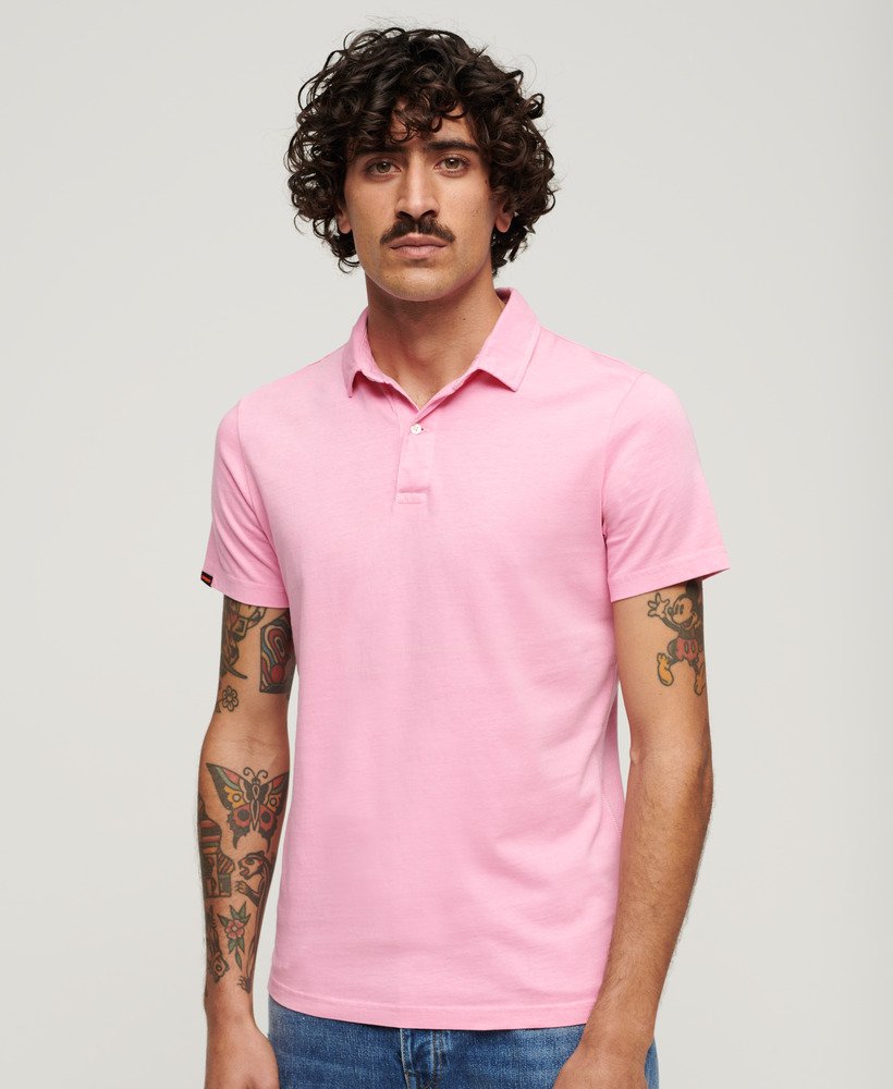 koszulka polo w kolorze marne pink