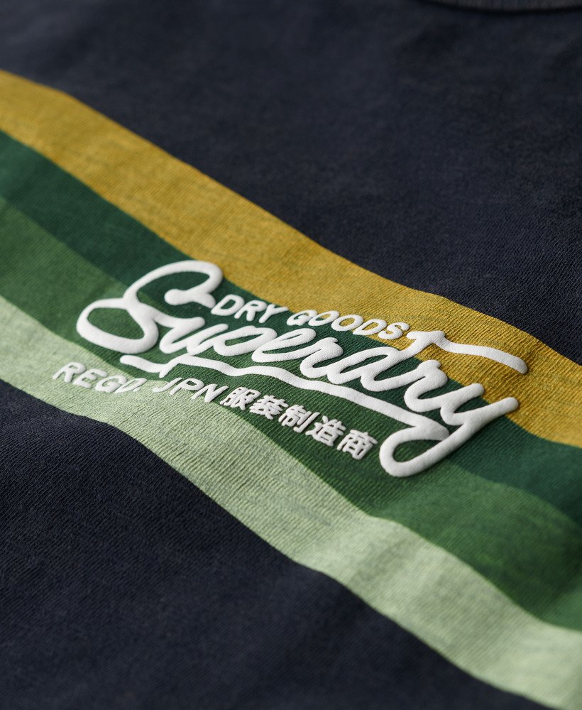 kamizelka cali striped logo w kolorze eclipse navy slub