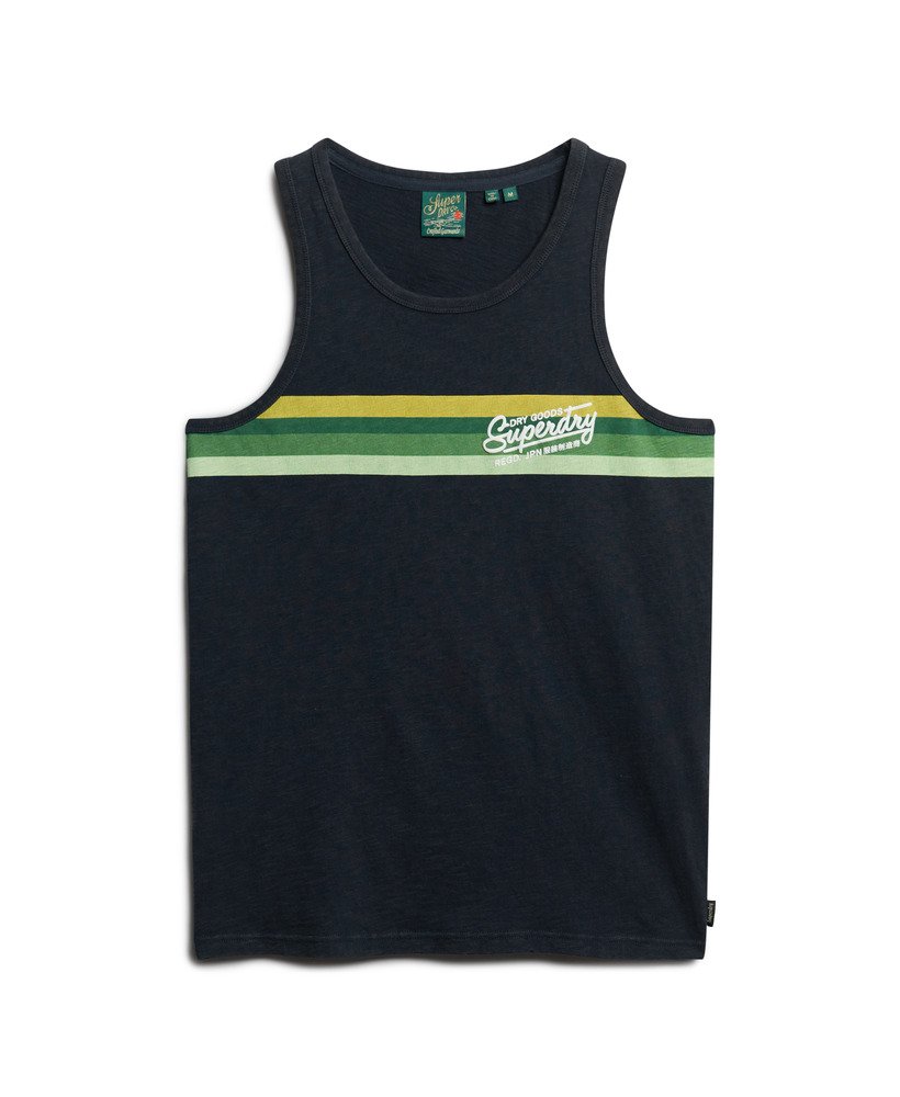 kamizelka cali striped logo w kolorze eclipse navy slub