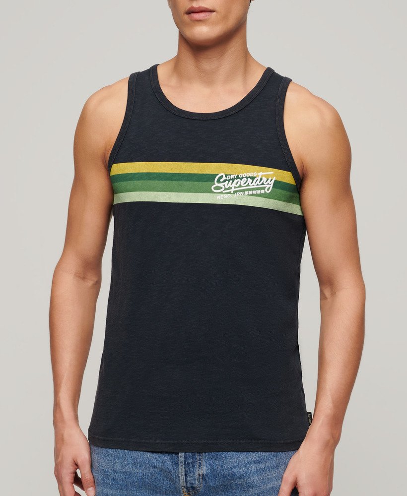 kamizelka cali striped logo w kolorze eclipse navy slub