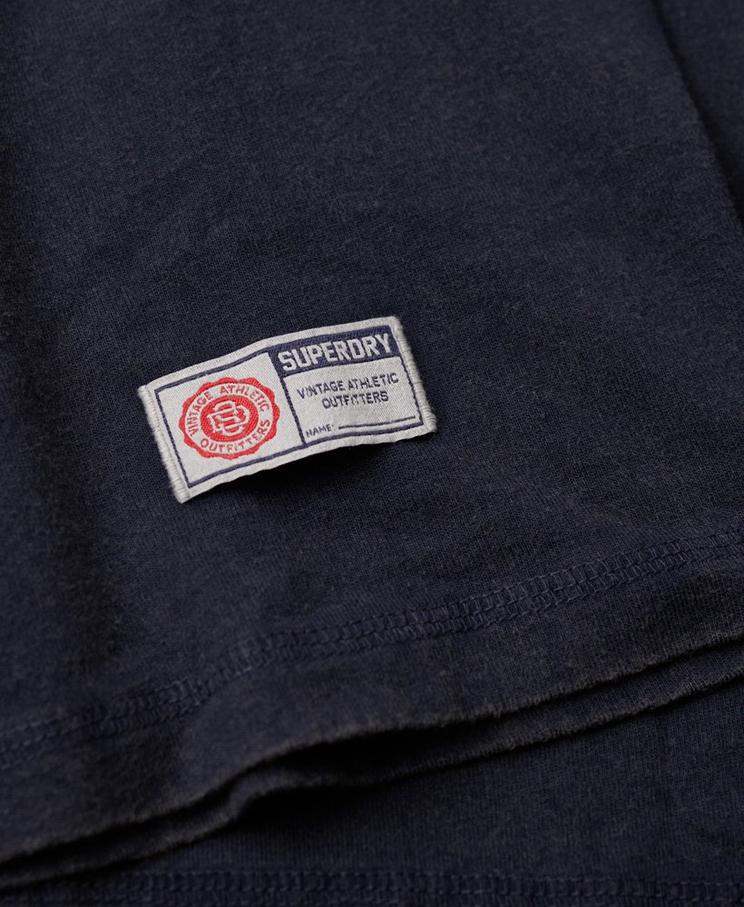 klasyczny sportowy top z długim rękawem w kolorze rich navy
