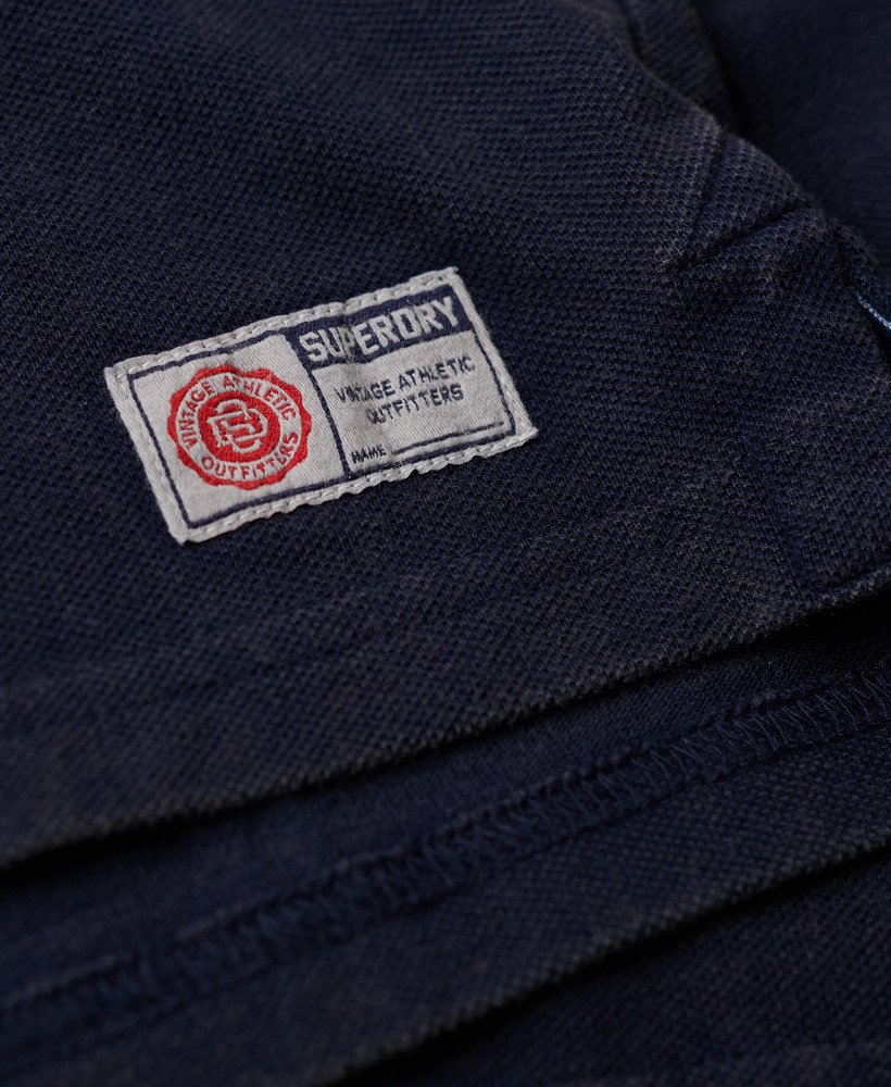koszulka polo w stylu vintage w kolorze rich navy