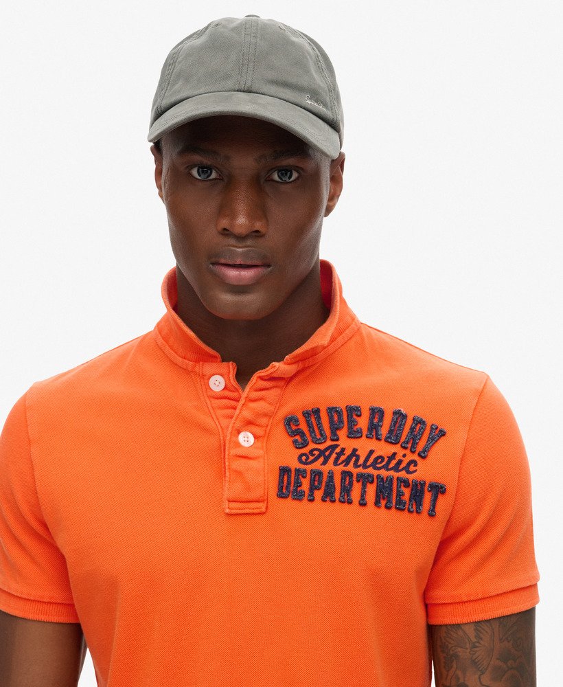 koszulka polo w stylu vintage w kolorze denver orange