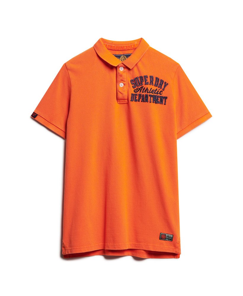 koszulka polo w stylu vintage w kolorze denver orange