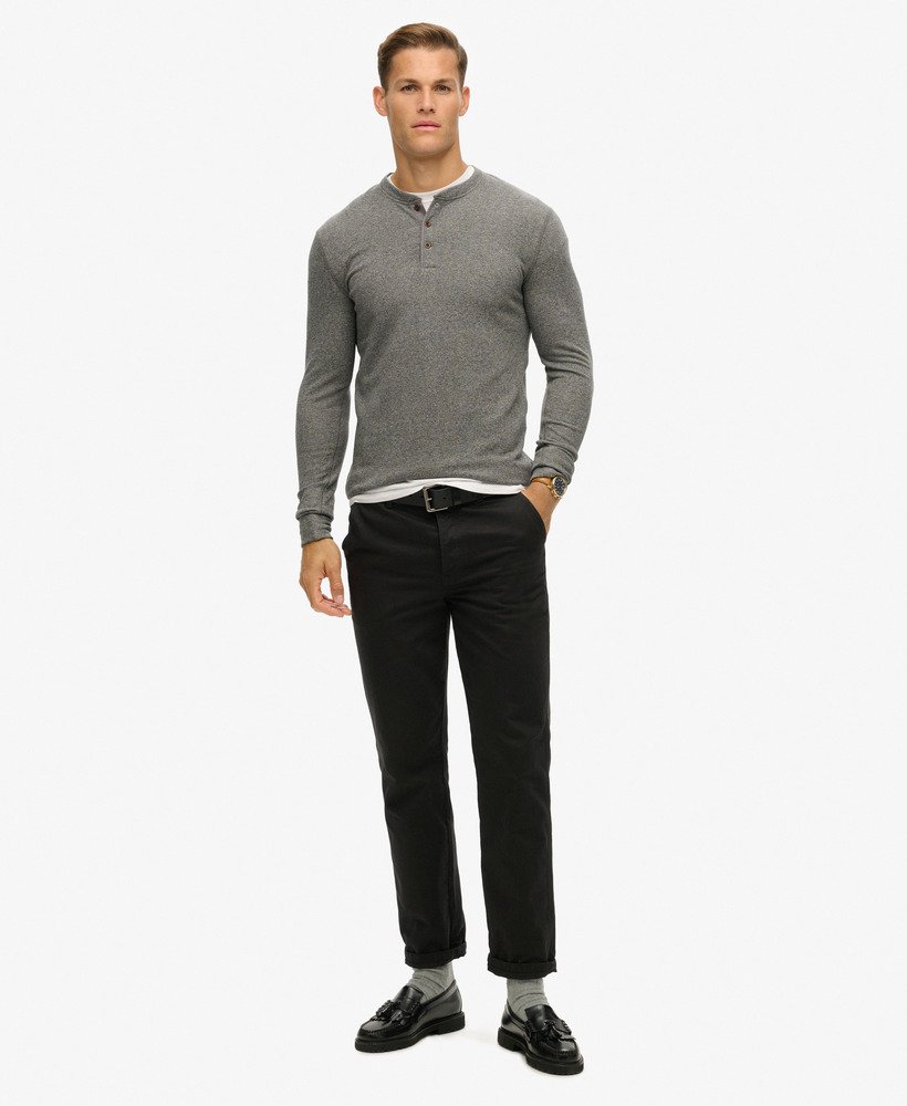 sklep kupiecki - top w stylu grandad w kolorze heritage dark grey grindle