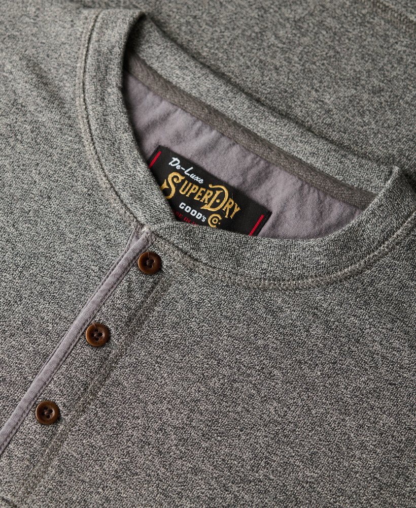 sklep kupiecki - top w stylu grandad w kolorze heritage dark grey grindle