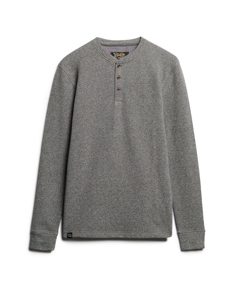 sklep kupiecki - top w stylu grandad w kolorze heritage dark grey grindle