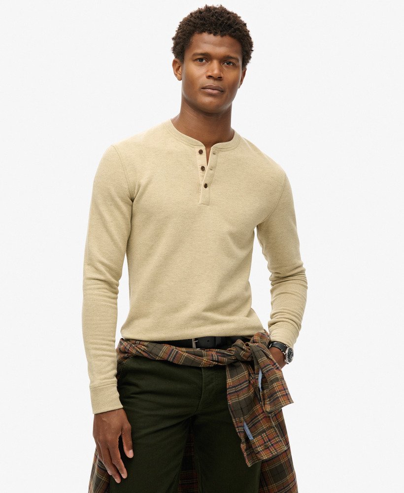 sklep kupiecki - grandad top w heritage oat grindle