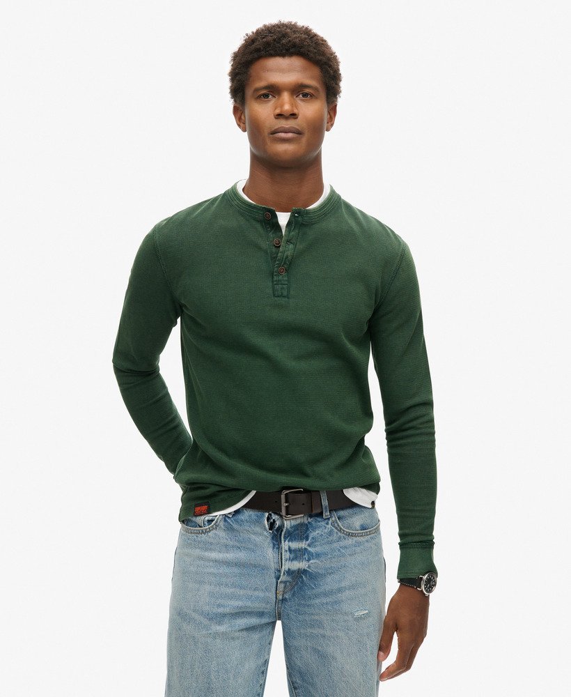 teksturowany top w stylu vintage w kolorze emaliowanym zielonym