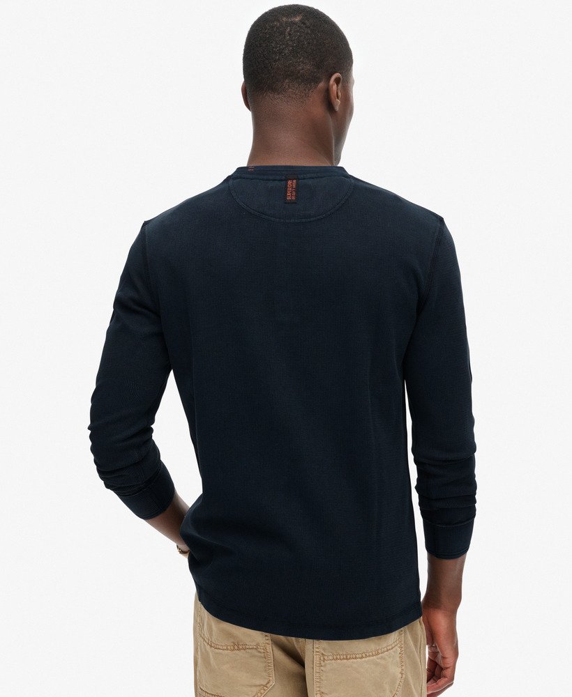 teksturowany top w stylu vintage w kolorze granatowym eclipse