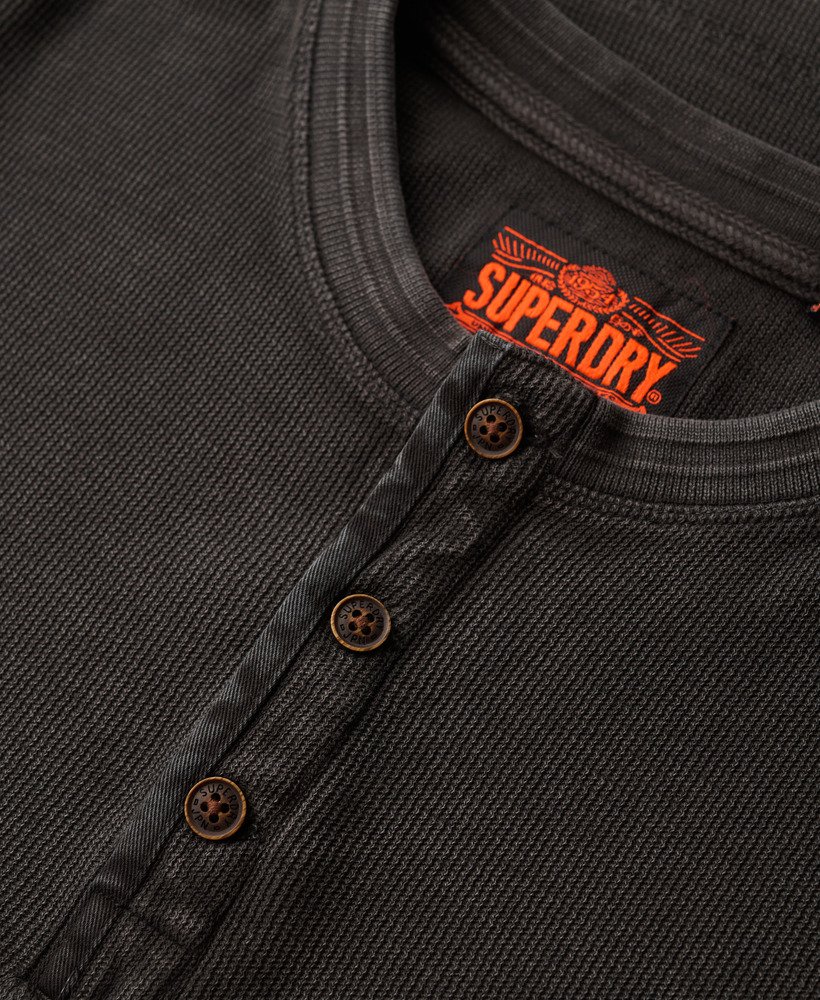 teksturowany top w stylu vintage w kolorze spranej czerni