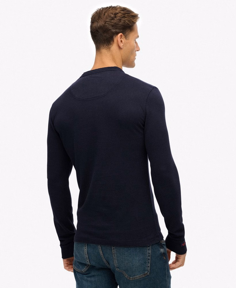 Klasyczny sportowy top Henley