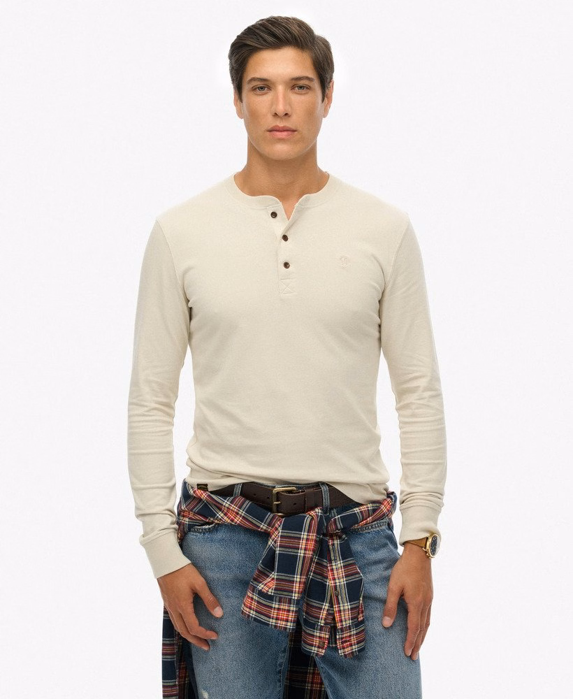 Klasyczny, niezbędny top Henley