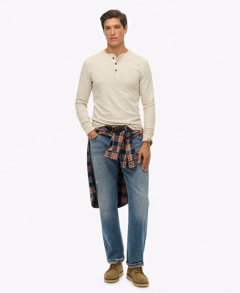 Klasyczny, niezbędny top Henley
