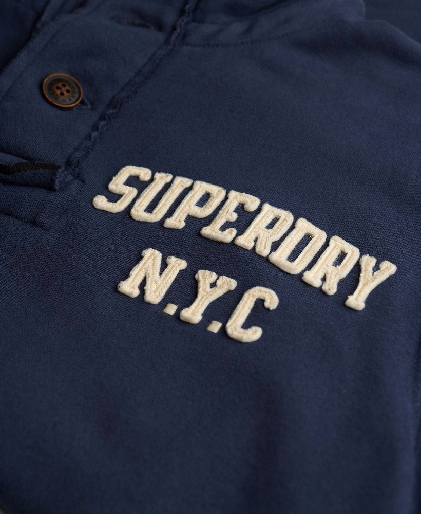 Bluza sportowa vintage henley