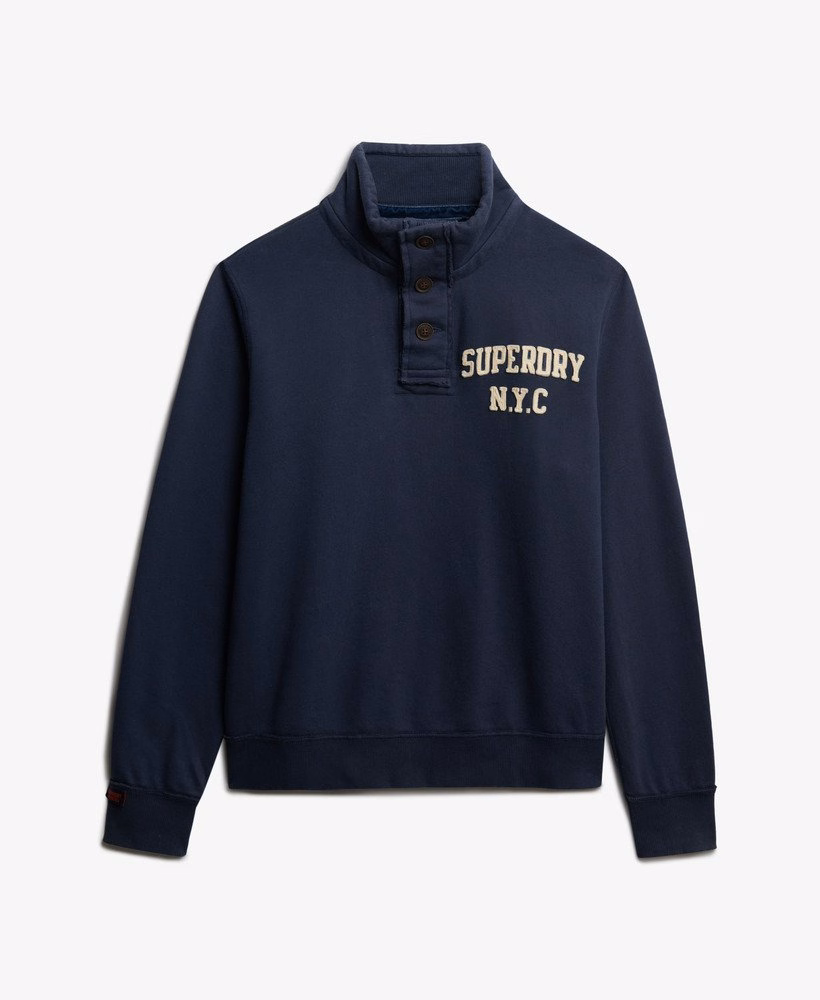 Bluza sportowa vintage henley