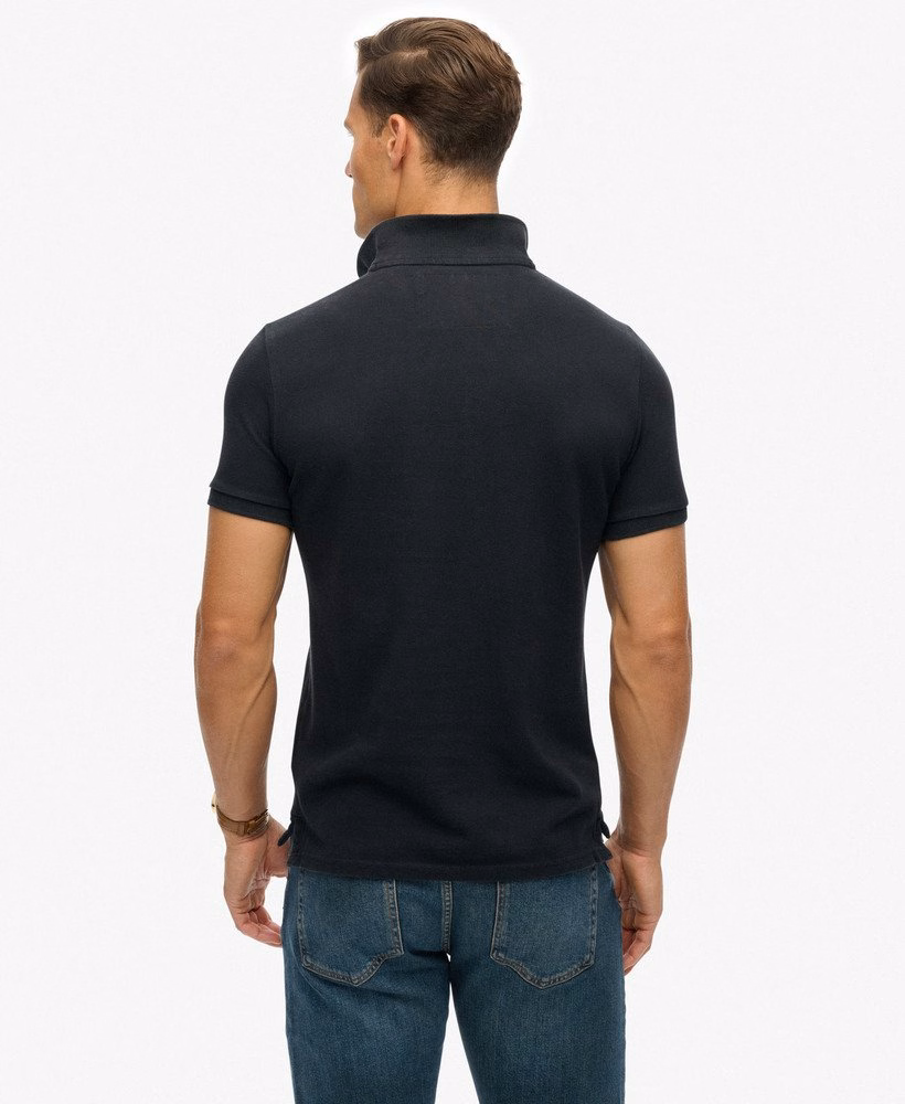 Koszulka polo w stylu vintage z haftem sportowym