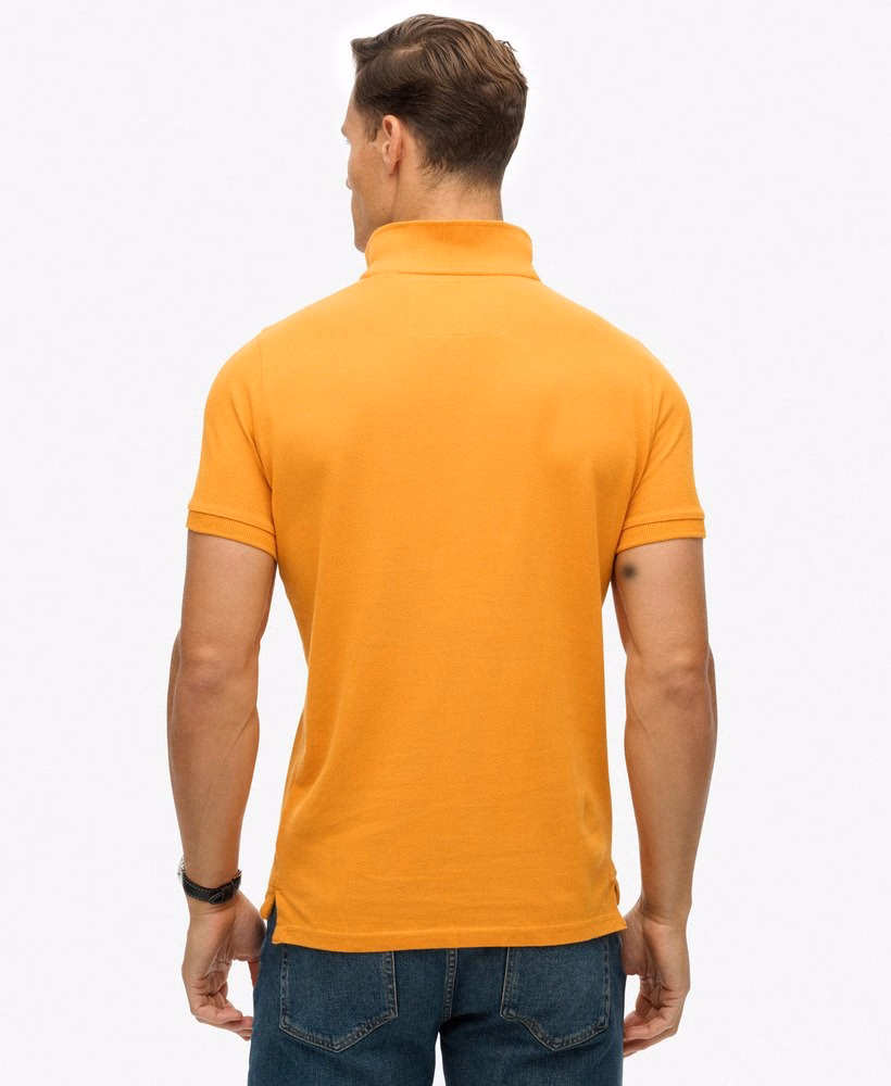 Koszulka polo w stylu vintage z haftem sportowym