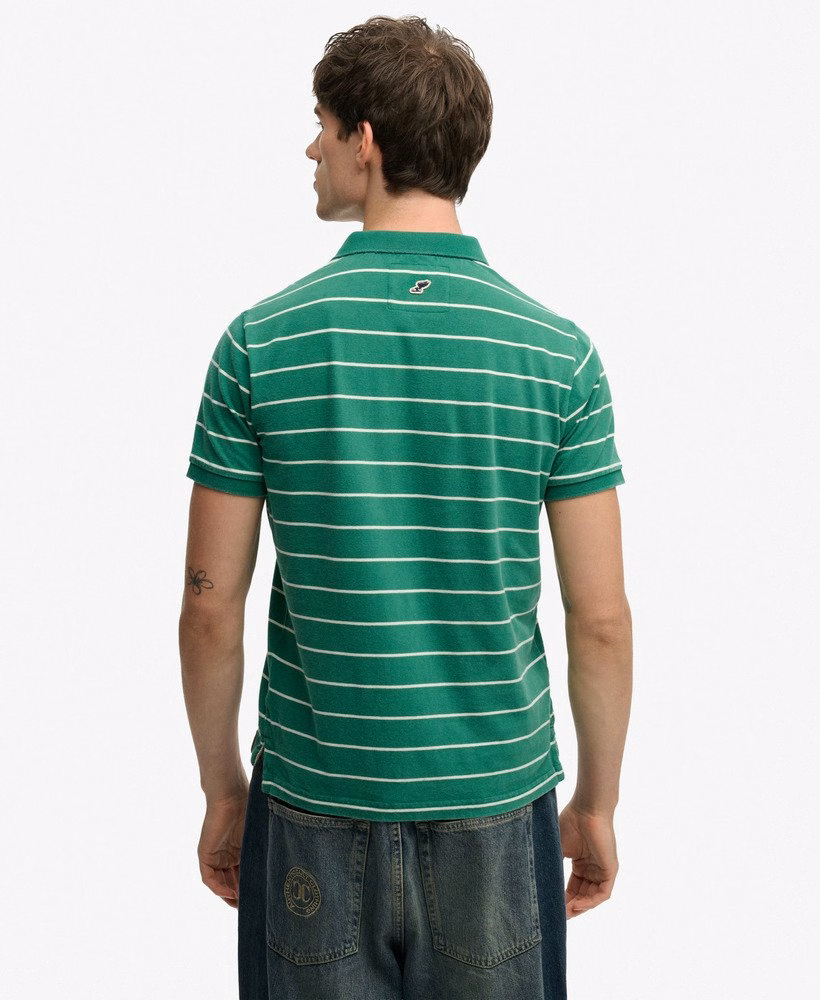 Koszulka polo w paski vintage