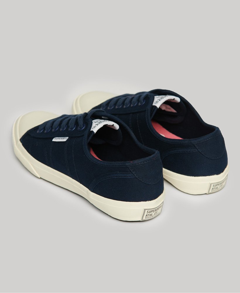 klasyczne trampki vegan low pro w kolorze granatowym